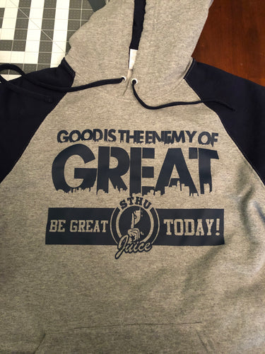 Be Great Pull Over Hood- Oxford/Navy