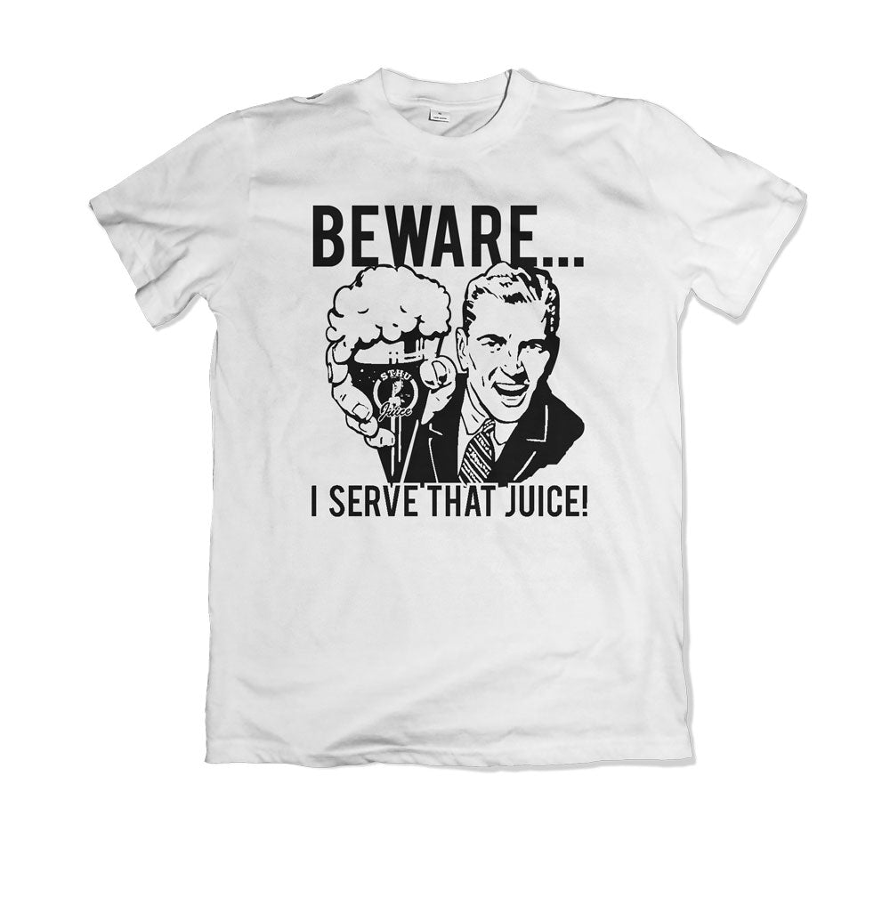 STHU T-Shirt (White) - Beware